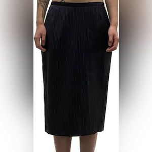 Holt Renfrew striped pencil skirt
